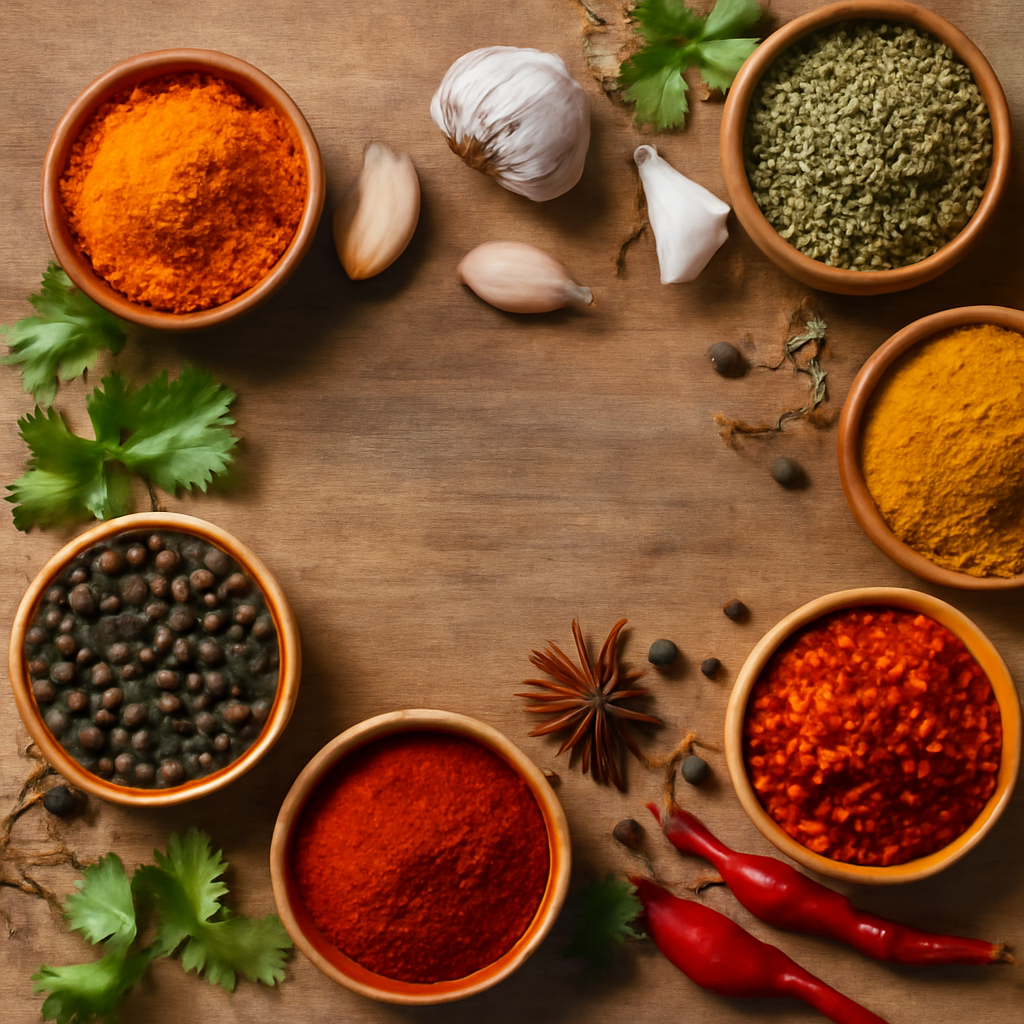 Fresh spices graphic